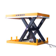 500kg adjustable height scissor lift table trolley motorized lift table